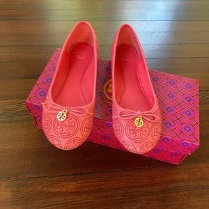 Tory Burch Pink Ballet Flat w Bow